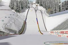 Ještěd - můstky - vizualizace