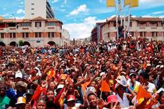 Madagaskar, demonstrace