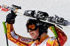 John Kucera se raduje ze zlata