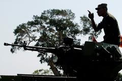 Srílanská armádní hlídka