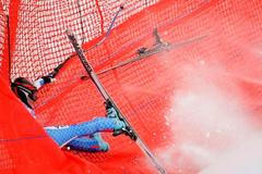 Franchiniová při tréninku na MS ve sjezdovém lyžování