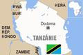 Tanzánie - mapa