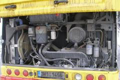 Požár autobusu v Hradci Králové