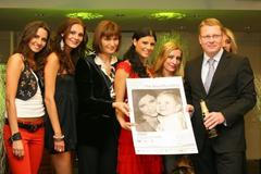 Módní přehlídka Couture Atelier Moravec - Eliška Bučková, Tereza Zimová, Michaela Maláčová, Lilian Sarah Fischerová, Ida Saudková