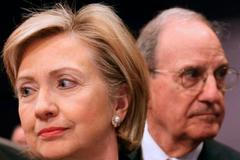 Hillary Clintonová a George Mitchell