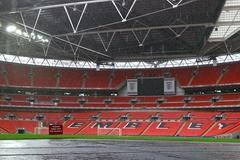 Wembley - trénink českých fotbalistů