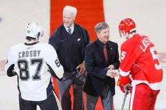 Detroit - Pittsburgh: Crosby, Howe, Lindström, Lindsay