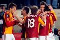 Hráči Galatasaray Istanbul se radují