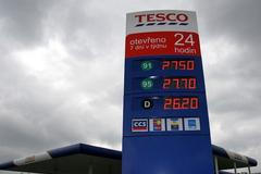 Čerpací stanice Tesco Letňany