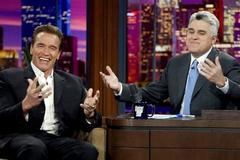 Jay Leno a Arnold Schvarzenegger