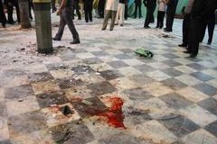 Pumový útok v záhedánské mešitě