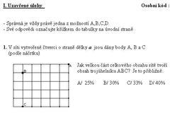 Test - gympl - uzavřené úlohy - 1