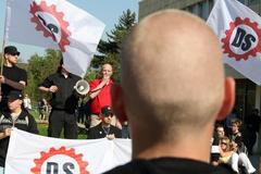 demonstrace DS v Krupce