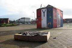 Belfast - protestantská čtvrť