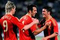 David Villa, Torres oslavují výhru Španělska