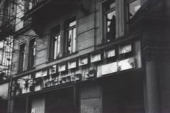 Zdemolovaná kancelář Aeroflotu