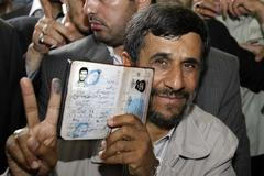 Írán volby Ahmadínežád
