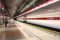 Letňany, metro končí v polích