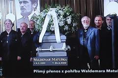 Waldemar Matuška - pohřeb