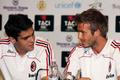 Kaká v rozhovoru s Beckhamem
