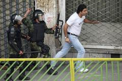 Írán volby násilí