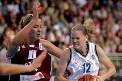 Bednářová Putninaová lotyšsko česko basketbal