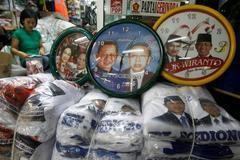 Indonéské volby - suvenýry