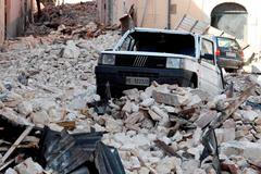 Itálie první den po zemětřesení