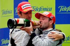 Button brawn Barrichello barcelona formule