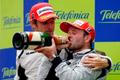 Button brawn Barrichello barcelona formule