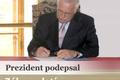 Prezident podepsal - ikona
