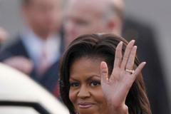 Obama v Praze - Michelle Obamová