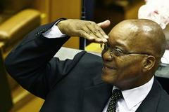 Jacob Zuma po zvolení prezidentem JAR