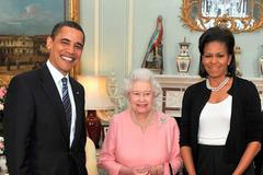 Obama s královnou