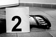 Oběť, zabitá, zavražděná, vražda, krev, mrtvola, nebožtík, útok, kriminalita