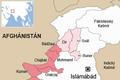 Pákistán - území FATA - mapa