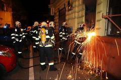 V Korunní hořela restaurace