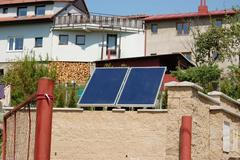 Dům se solárními panely