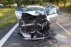 Nehoda motocyklu u Plas