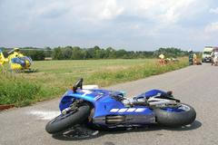 Cyklista se srazil s motorkou