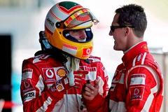 Michael Schumacher a Luca Badoer