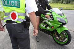 Policejní akce na silnici