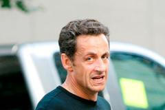 Nicolas Sarkozy při běhání