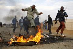 Jižní Afrika nepokoje