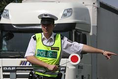 Policejní akce na silnici