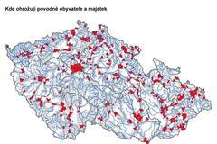 Kde povodně ohrožují obyvatele a majetek