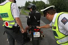 Policejní akce na silnici