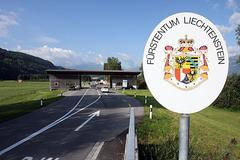 Lichtenštejnsko, hranice s Rakouskem