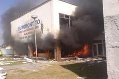 Výbuch ve slovenské továrně