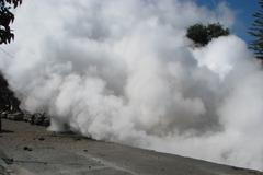 Výbuch parovodu v Budějovicích